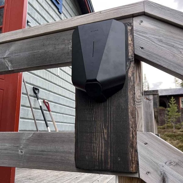Installerad laddbox i Jämtland.