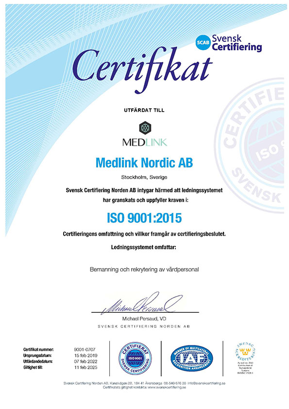 Vi har Svensk Certifiering