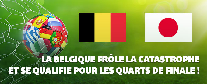 La Belgique bat le Japon et se qualifie pour les quarts de finale