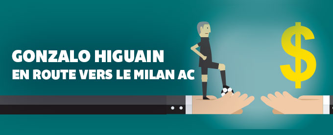 Gonzalo Higuain part au FC Milan