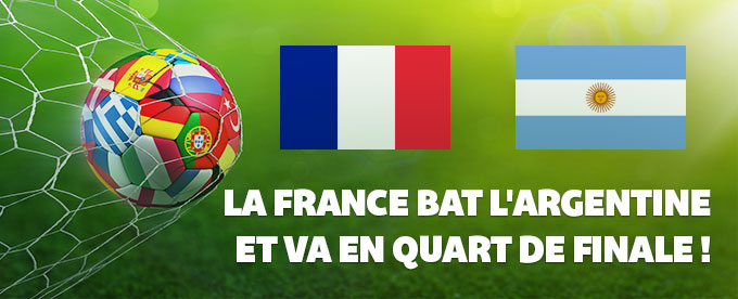 La France s'envole pour les quarts de finale !