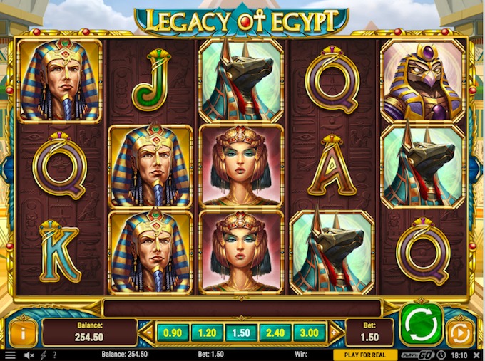 Découvrez la dernière machine à sous de Play'n Go : Legacy of Egypt !