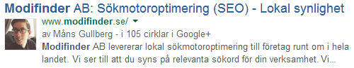 Inkorrekt Meta-description