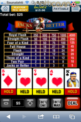 Mobiili Casino pokeriautomaatti