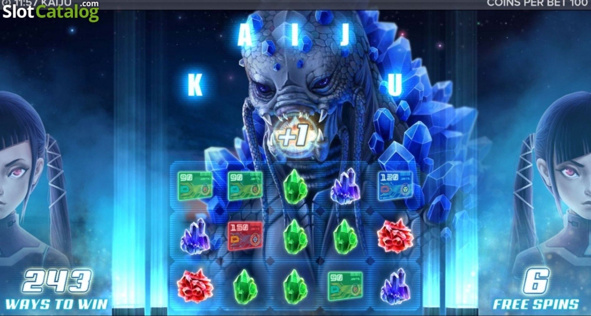 Kaiju er en populær spillemaskine