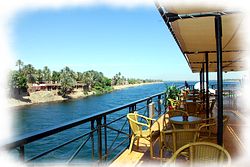 Auf einem Nilkreuzfahrtschiff