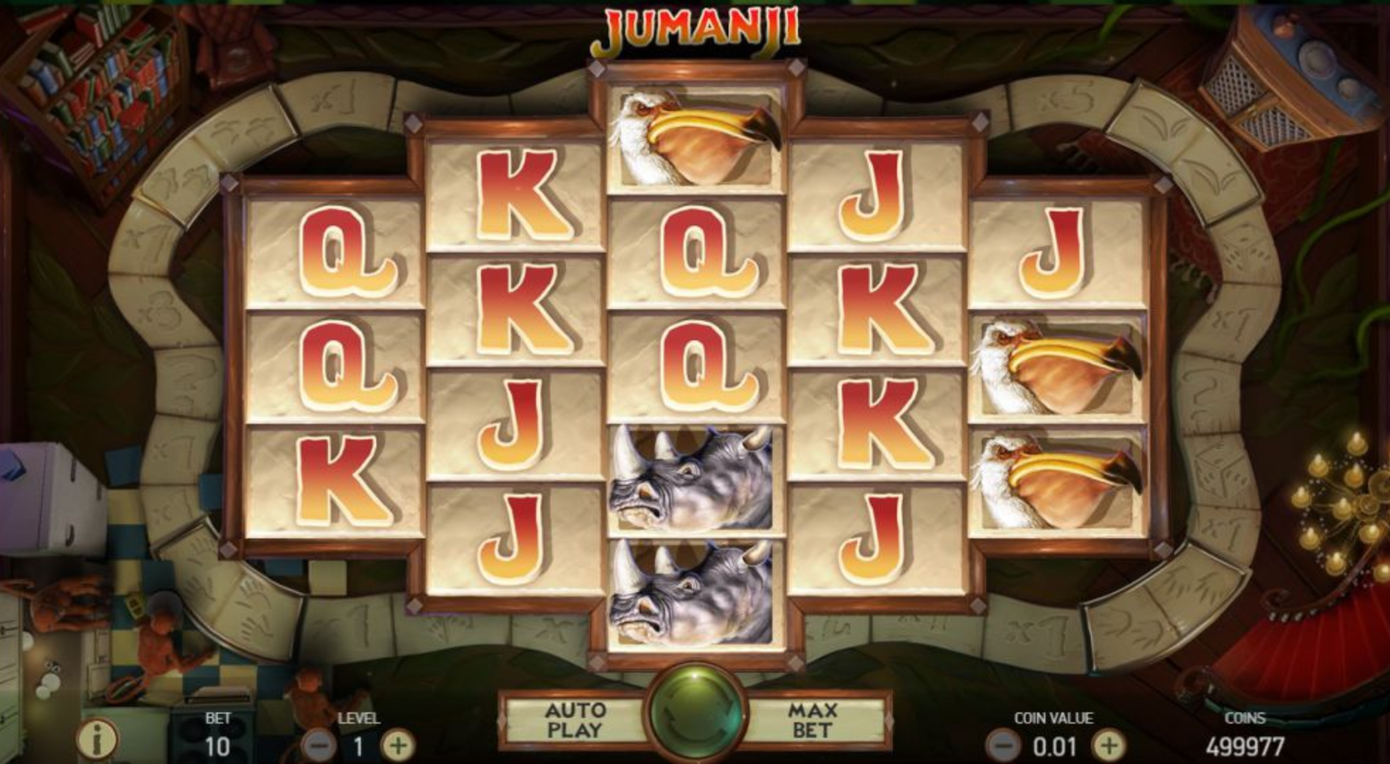 Jumanji spillemaskine - Prøv på casino online
