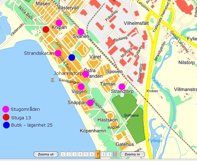 Karta östra Stranden Halmstad – Karta 2020
