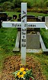 The grave of Dylan Thomas