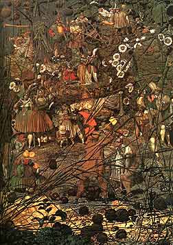 link to larger version of The Fairy Feller's Master Stroke by Richard Dadd]