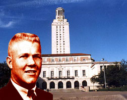 Sniper Charles Whitman with University Tower