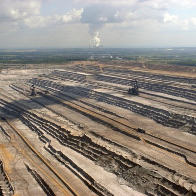 Action against RWE Coalmine HambachAktion gegen Tagebaugrube Hambach