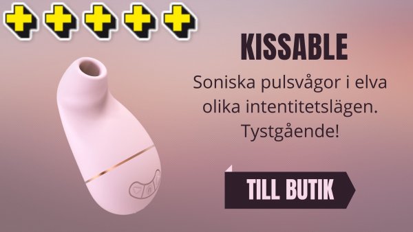 Inspiration Sexleksak - Lufttrycksvibrator Kissable.