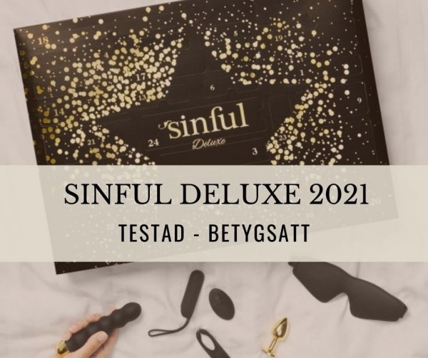 Vad innehåller Sinful Deluxe Julkalender 2021? Läs recension.