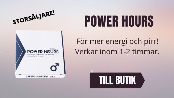 Inspiration Sexleksak - Tillskott för mer lust och energi.