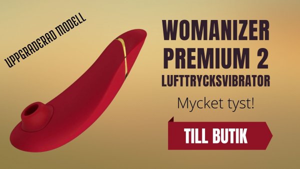 Womanizer Premium 2 lufttrycksvibrator.