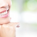 Vackra tänder efter ett besök hos tandläkare