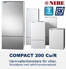 NIBE Compact 200 varmvattenberedare