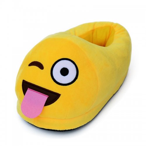 emoji bedroom slippers