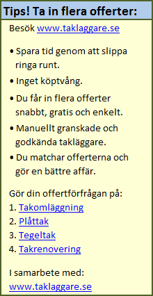 offert takläggare