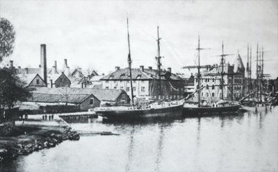 Gustavsbergs hamn år 1903
