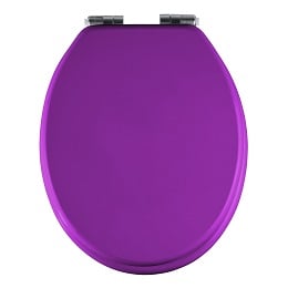 purple soft close toilet seat