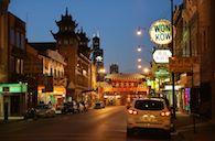 China Town Chicago By Night China Town Chicago By Night