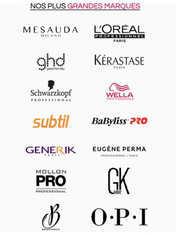 Code Promo Beauty Coiffure 2020 gkhair, wella, tigi, opi, 10 20 30