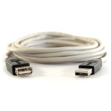 USB 2.0-kabel A hane - A hona 3 m
