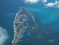 Isla Mujeres från ovan Isla Mujeres från ovan