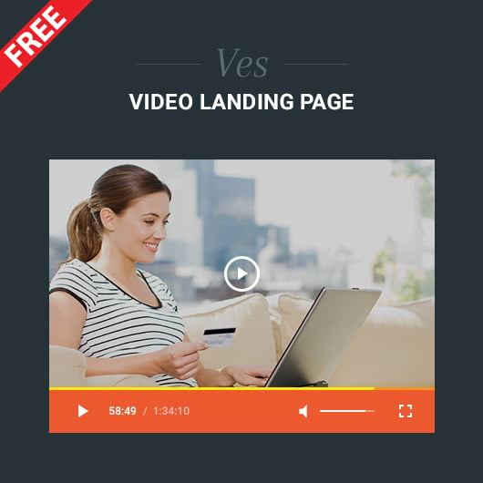 video landing page