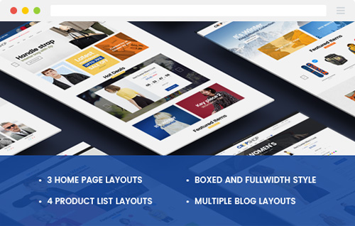 2. Multiple Homepage Layout