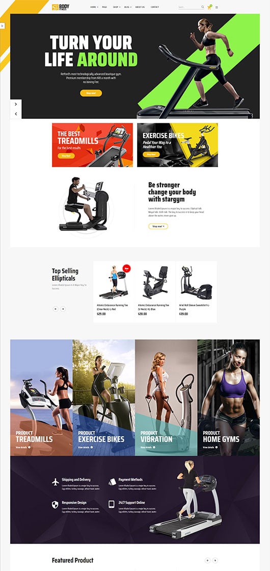 Ves Body Fitness is an impressive magento 2 theme fitness 2018 from Venustheme