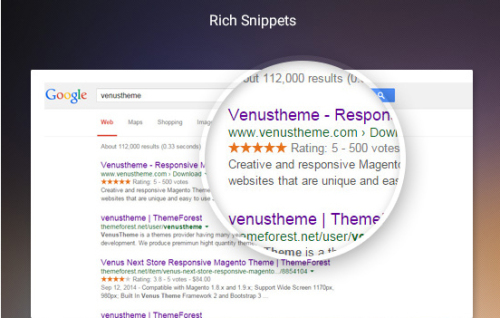 rich snippets magento theme