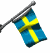 hangande-svensk-flagga.gif