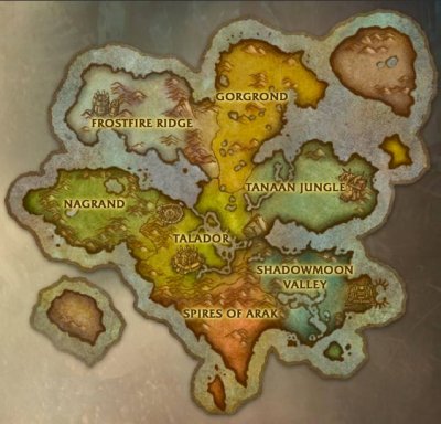 The Draenor Continent World of Warcraft GamePlay Guides