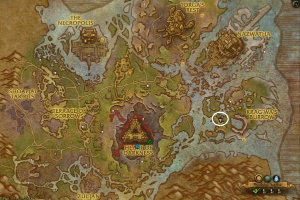 the frogs of legend location