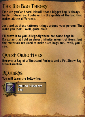 bags world of warcraft