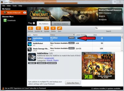 How to download addons for wow