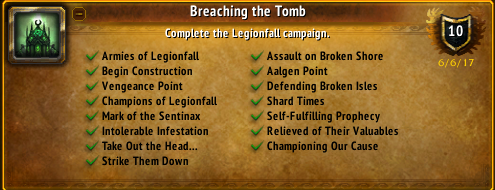 7.2 Guide: Complete Legionfall Questline (Breaching the Tomb) | of Warcraft GamePlay