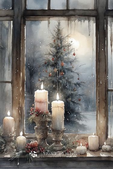 /winter-still-life-artwork_-rustic-christmas-candles-painting.jpg